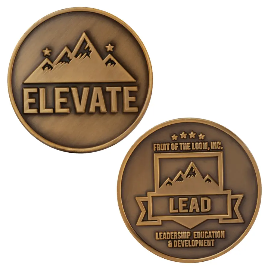 1.5" Zinc Challenge Coin (No Color Fill)
