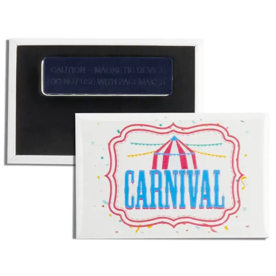 1.75 x 2.75 Inch Rectangle Wearable Clothing Magnet Buttons