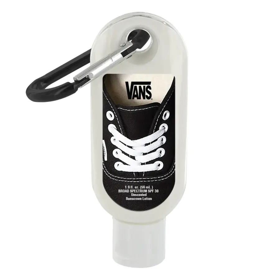 1.9 oz. SPF 30 Sunscreen with Carabiner in Clear