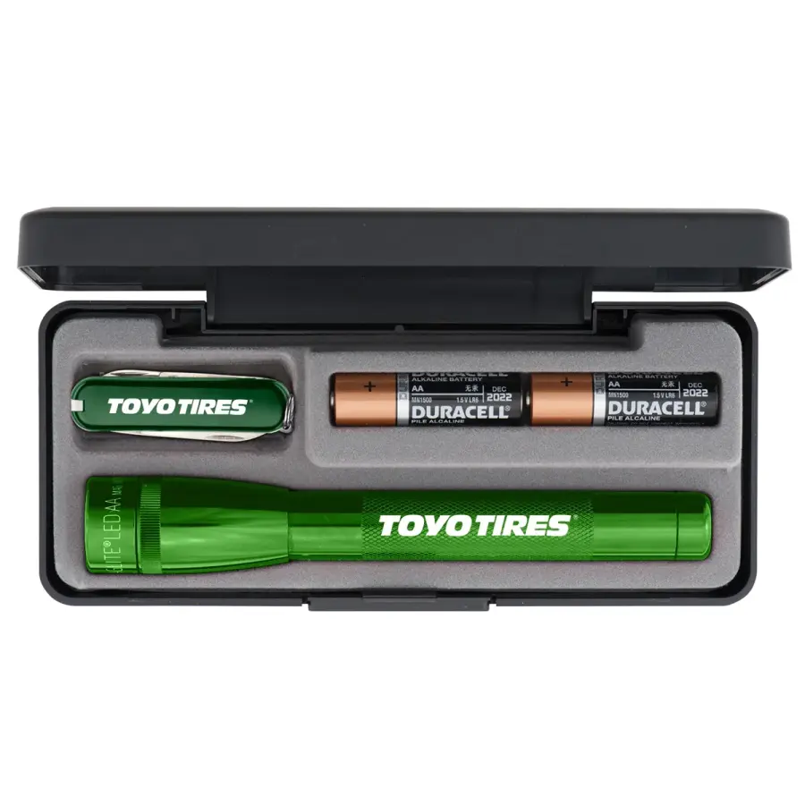 2 AA LED Mini Maglite® with Swiss Army® Knife