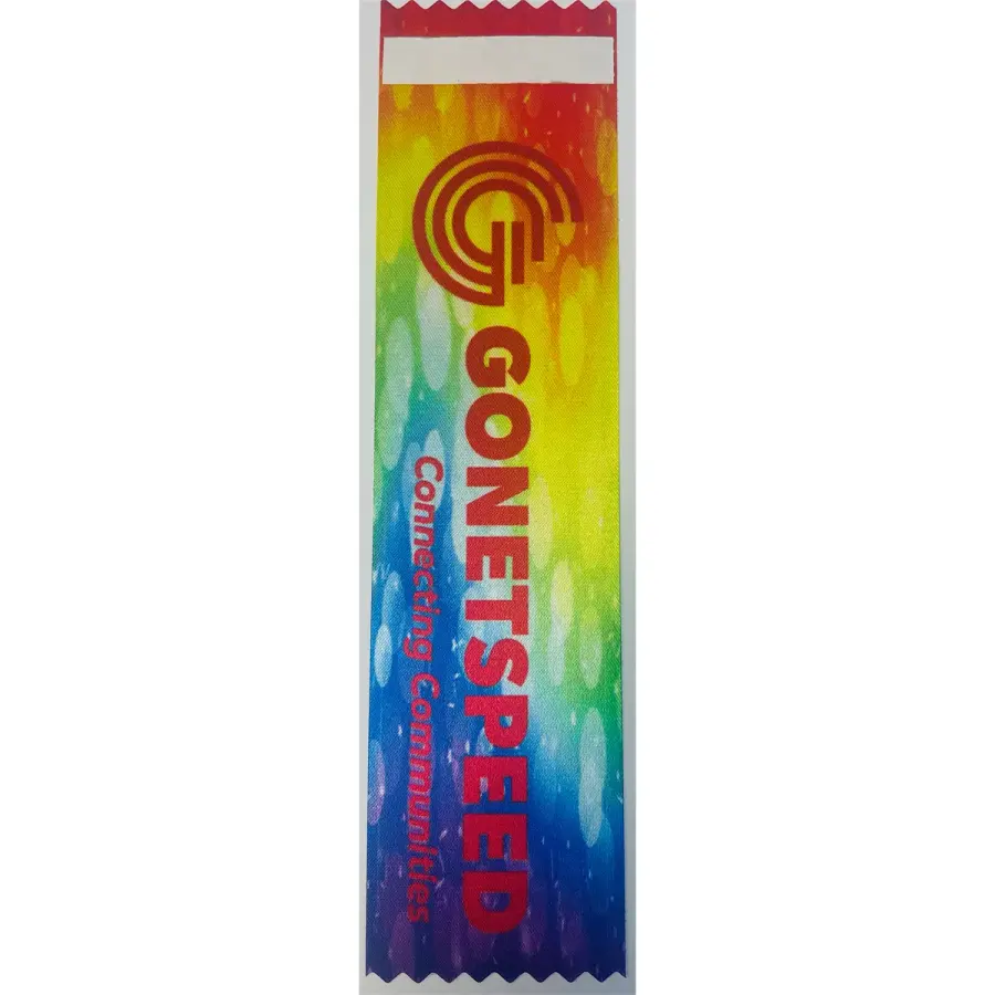2" Custom Full-Color Sublimated Award Ribbon - 2" x 8"