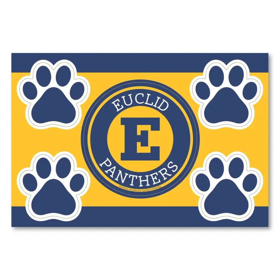 2 in1 Circle Car Magnet with 4 Paw Prints