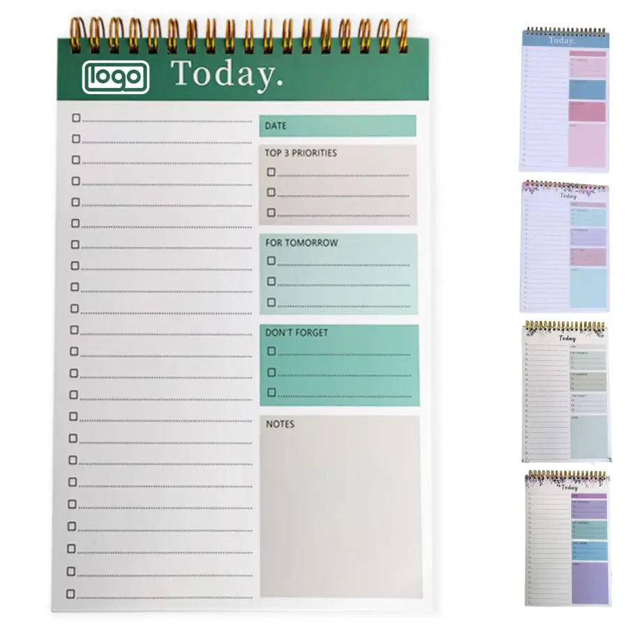 52 Sheets B5 Spiral Weekly Planner Notebook