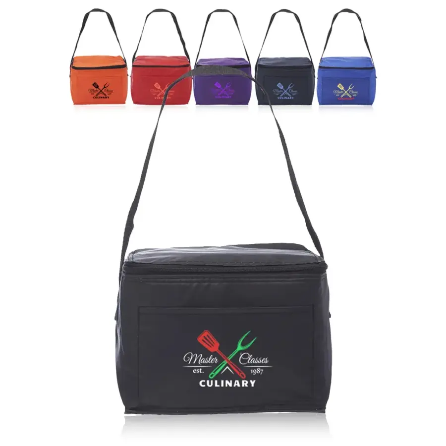 6 Pack Cooler Lunch Bags