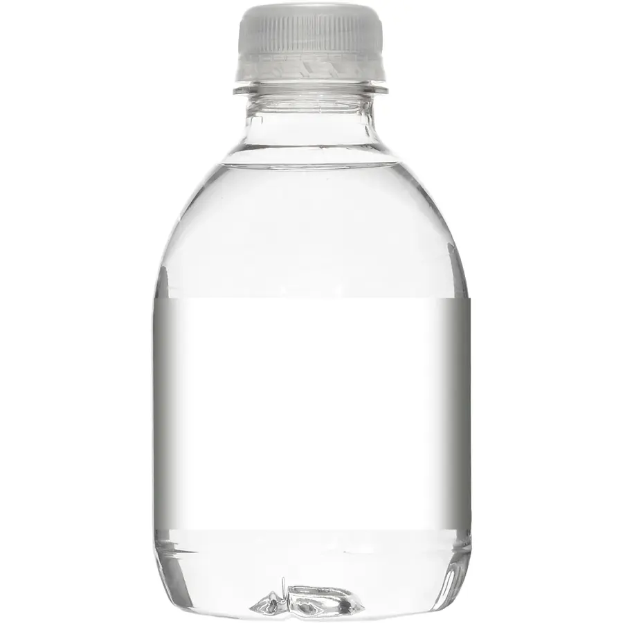 Bottled Water 8 oz in Clear