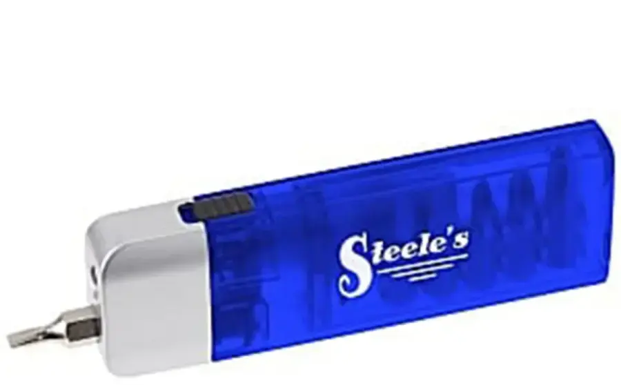 Colorblock Screwdriver Kit With Led Light