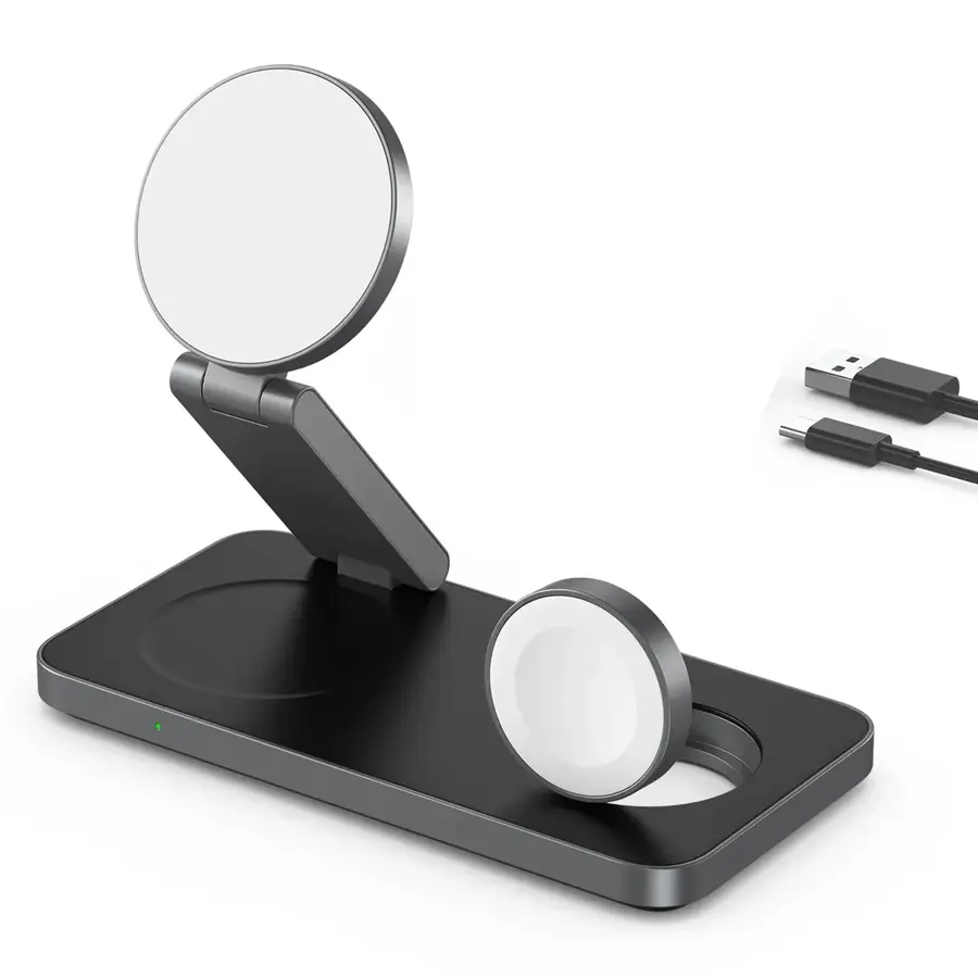 Foldable 3 in 1 Wireless Charging Station