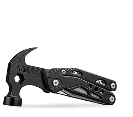 Hex Wrench Hammer Pliers w/Multi Tools in Black