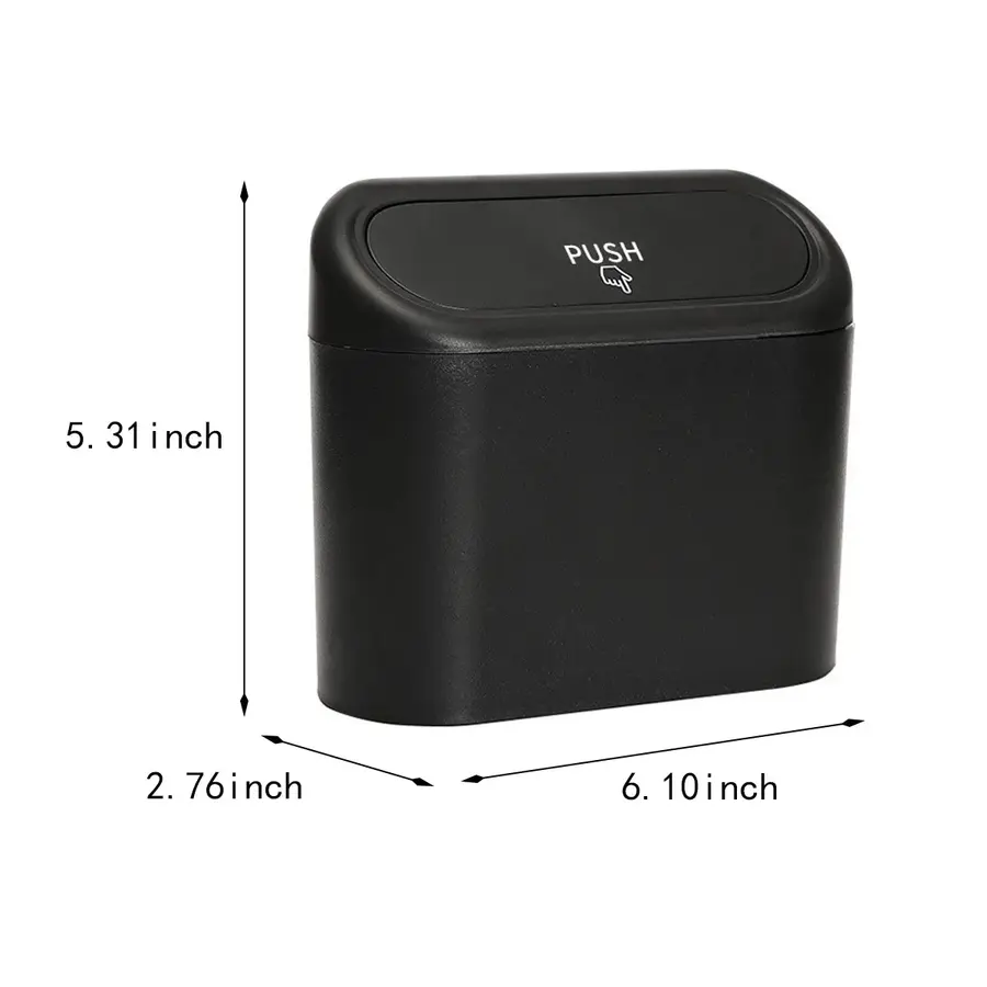 Multi-Purpose Portable Practical Car Flip Cover Trash Can
