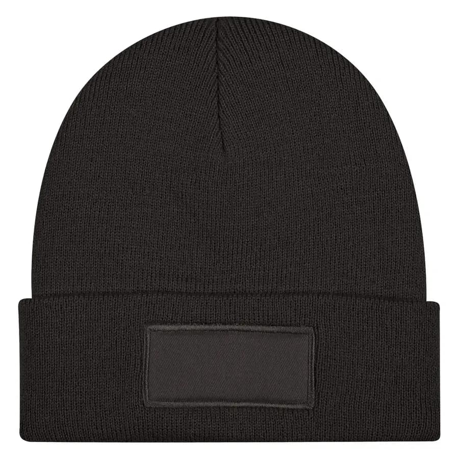 Patch rPET Knit Beanie With Cuff