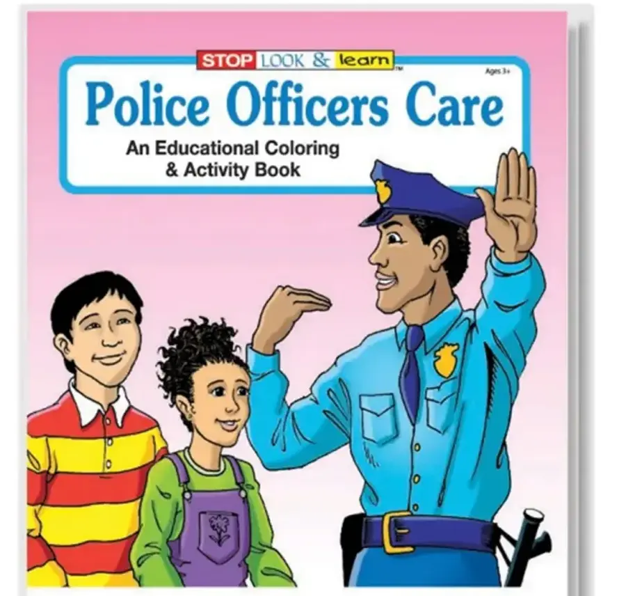 Police Officers Care Coloring Book