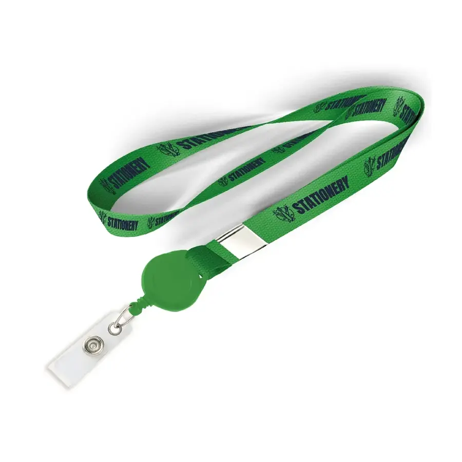 Polyester/Badge Reel Lanyard Combo