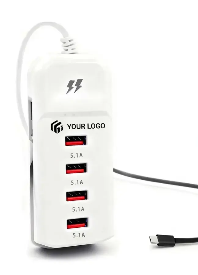 Portable Mobile Phone Charger Usb Multi-Port Power Strip