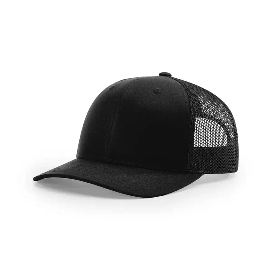 Richardson 112 Trucker Hat Cap with USA Made Leather Patch