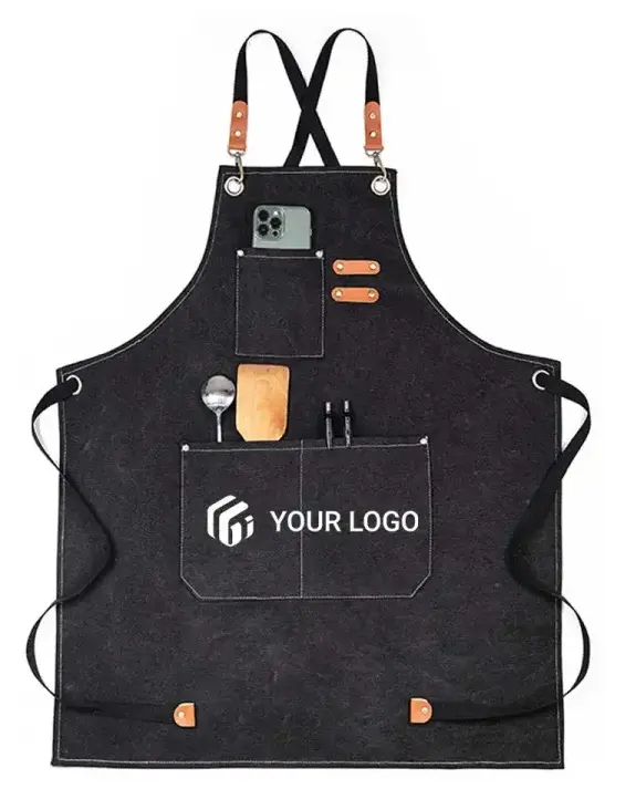 Unisex Durable Gardening Kitchen Cooking Server Chef Apron