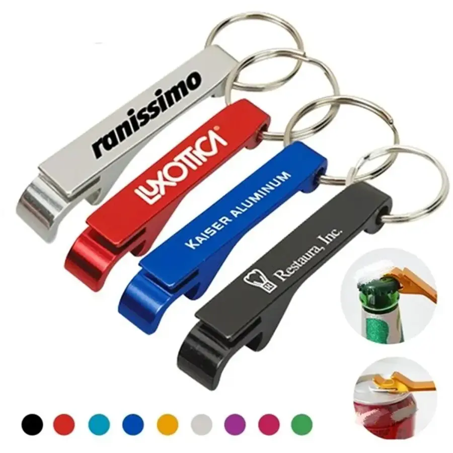 Aluminum bottle opener