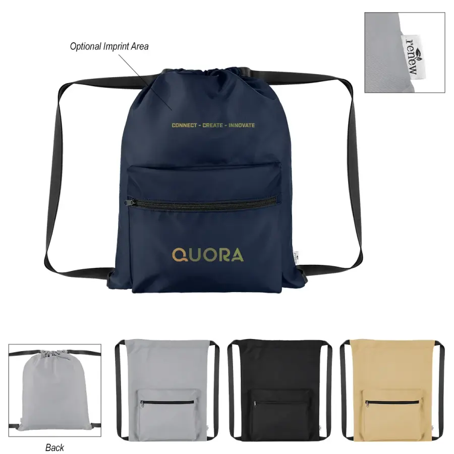 Anywhere rPET Drawstring Bag