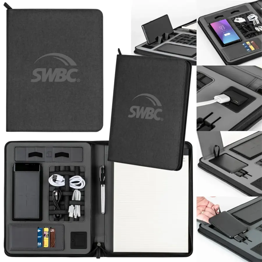 Cambridge Wireless Charging Portfolio in Charcoal