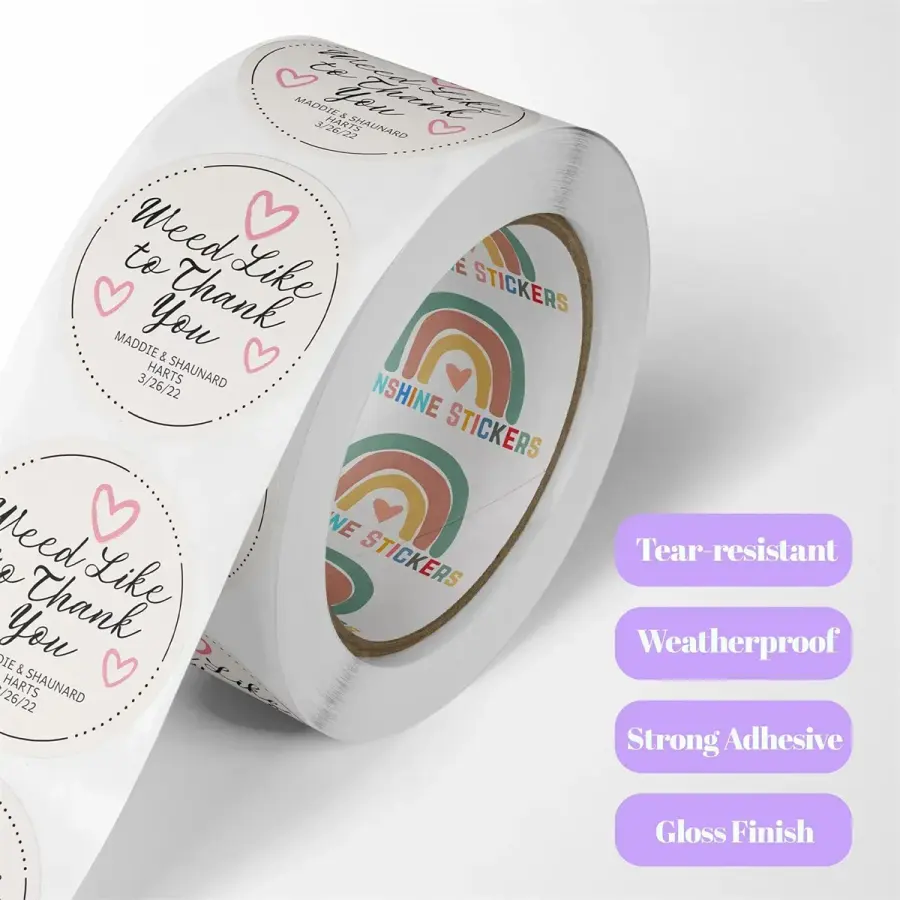 Custom Circle,Square Roll Labels