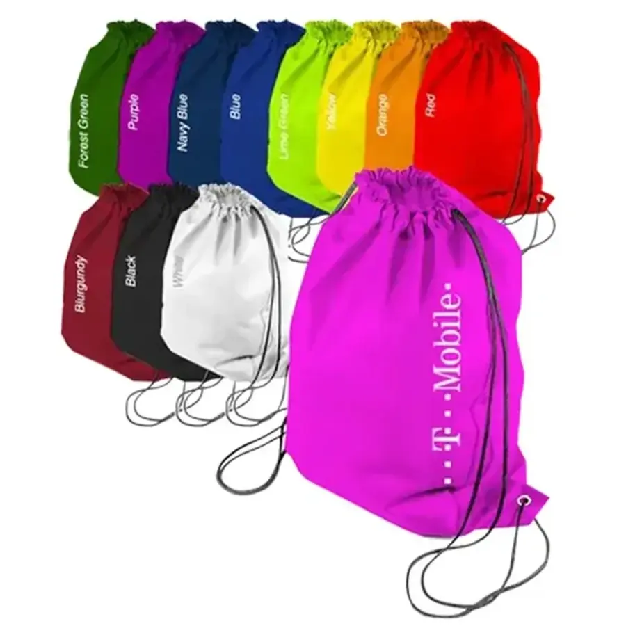 Custom Drawstring Non Woven Tote Bags