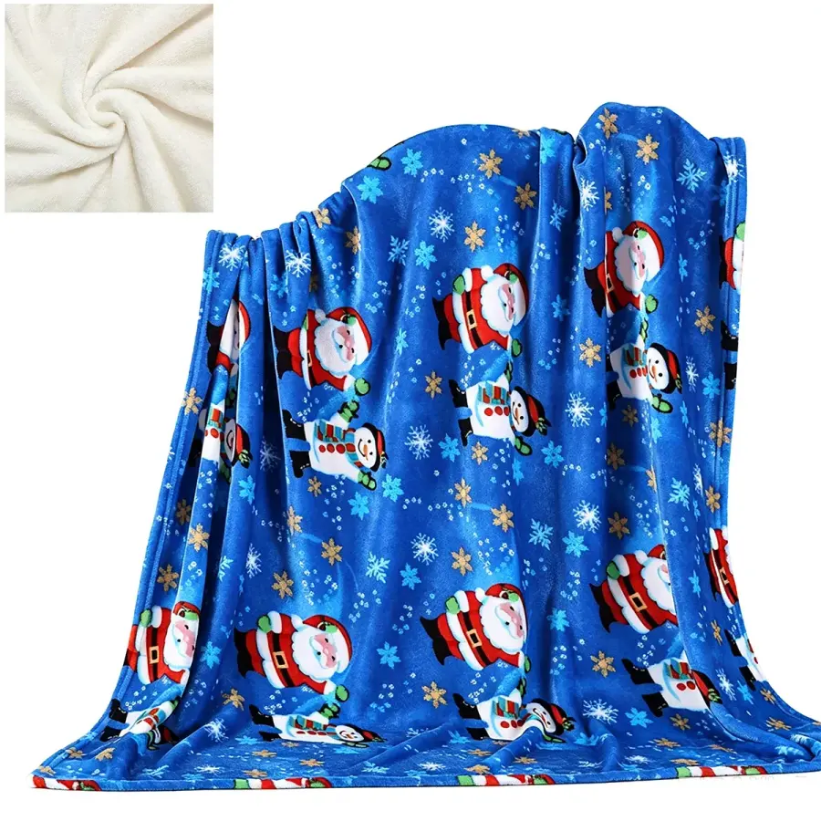 Custom Full Color Imprint Flannel Fleece Blanket 60" x 80"