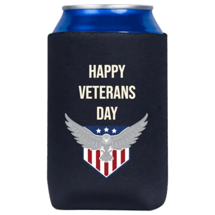 Custom Print Veterans Can Cooler