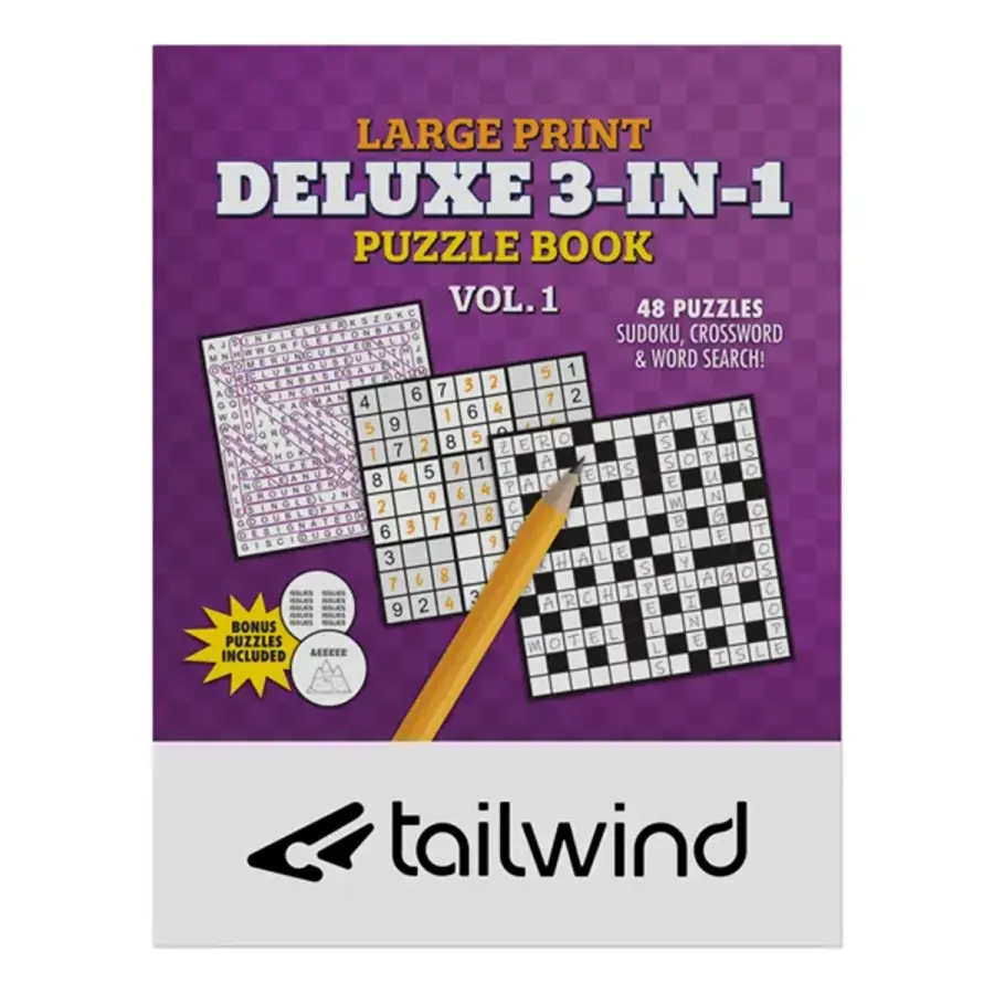 Deluxe Puzzle Book Volume 1 in Multi Color