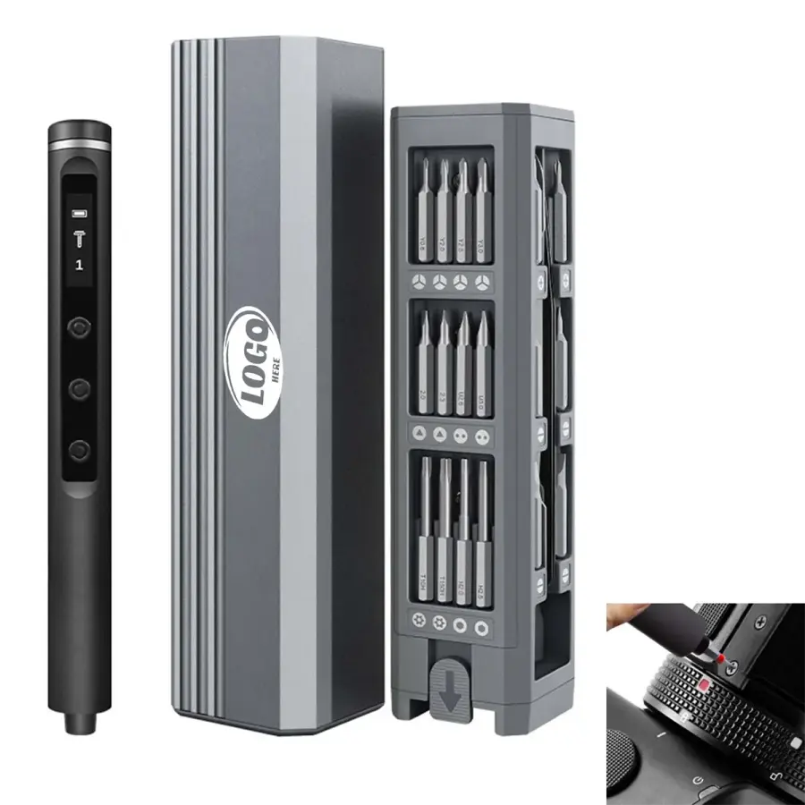 Electric Screwdriver in Black