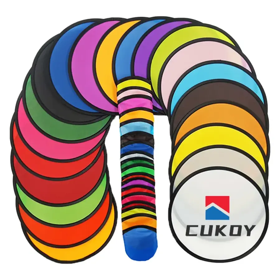 Foldable Flying Disc Fans With Bag