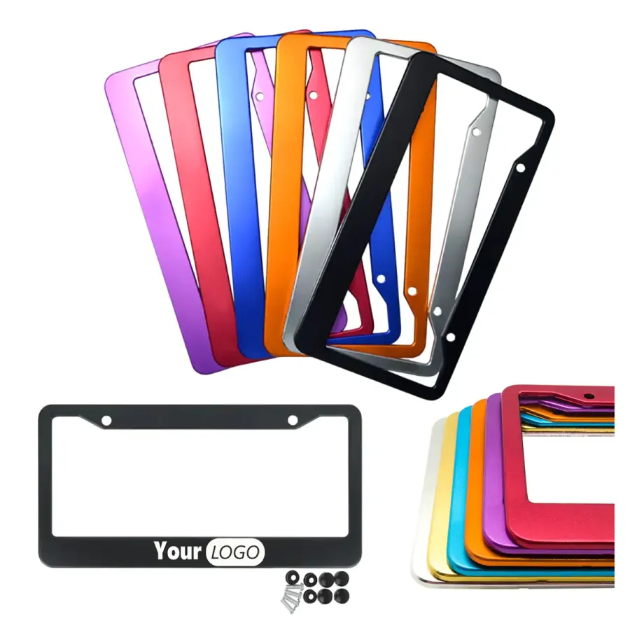 Full Color Aluminum License Plate Frames