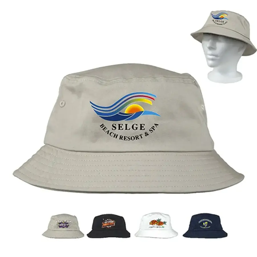 Full Color Imprint Cotton Bucket Hat