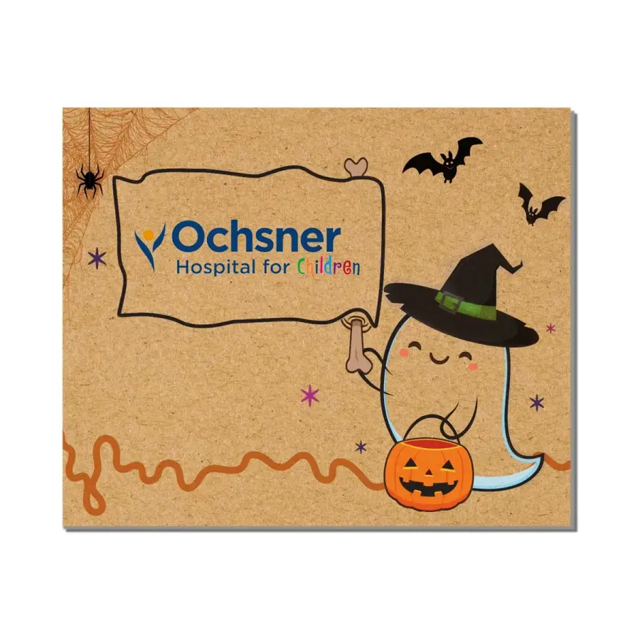 Halloween Kid's Coloring Book & 6-Color Pencil Set
