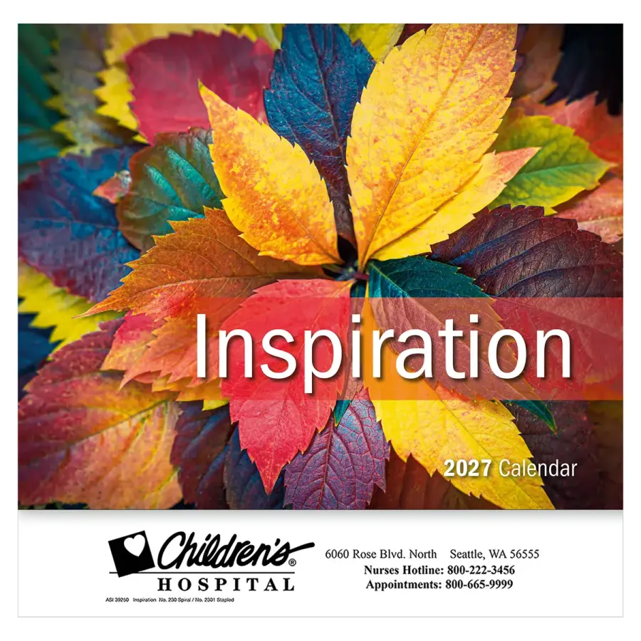 Inspiration Wall Calendar: 2027 Stapled