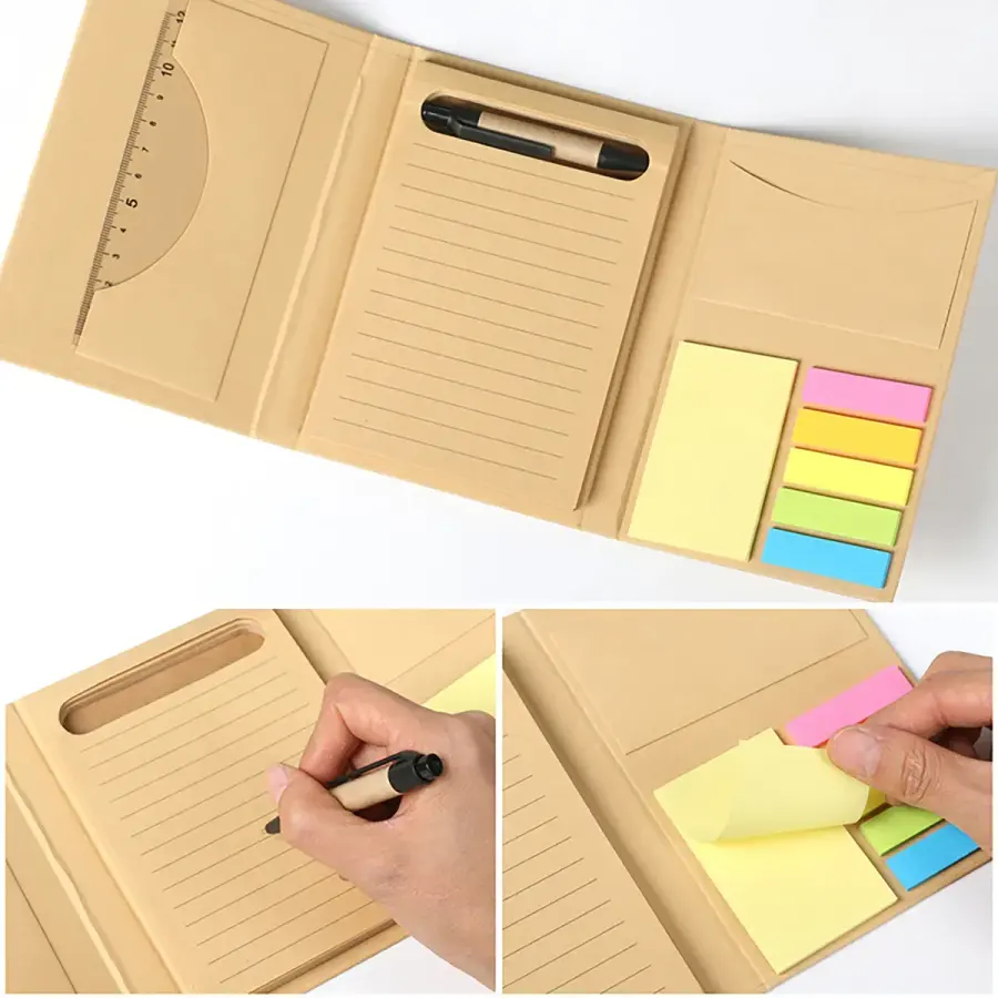 Kraft PaperNotes Combination in Brown