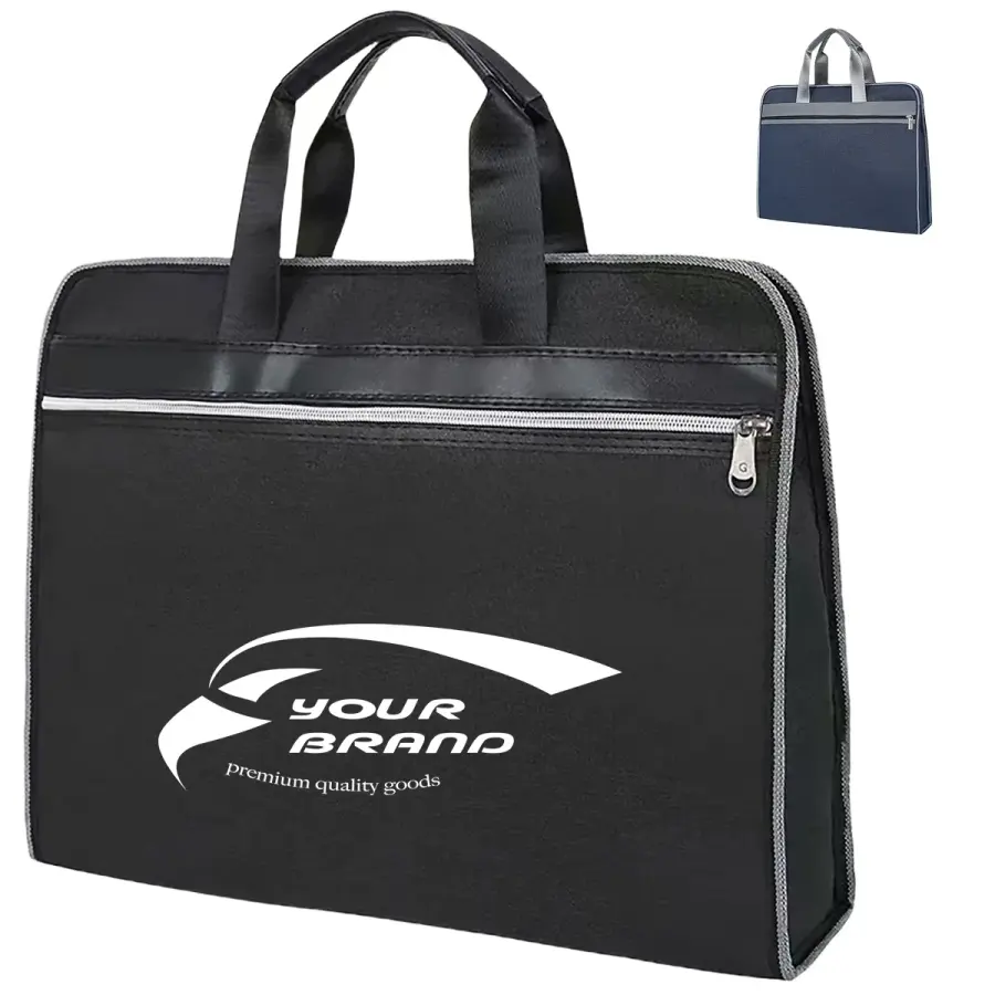 Large Capacity Document Bag Waterproof Mens Briefcase