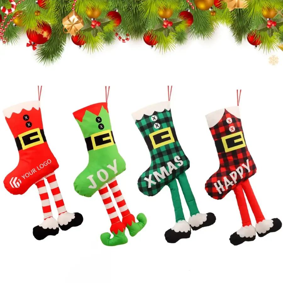 Large Holiday Party Tree Hanging Decor Christmas Stockings