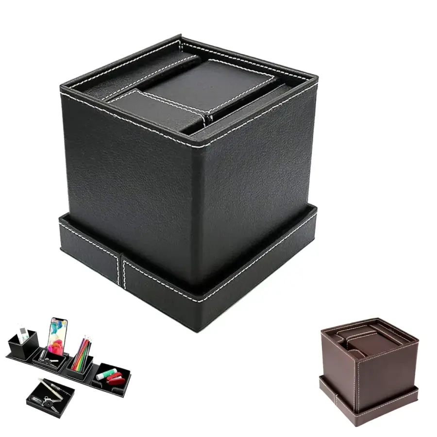 Leather Desk Organizer