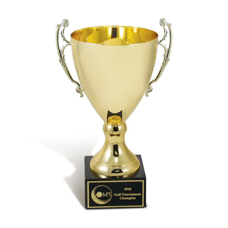Metal Trophy Cup - Small in Gold