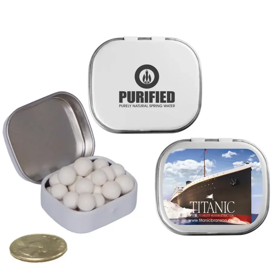 Mini Tin in White