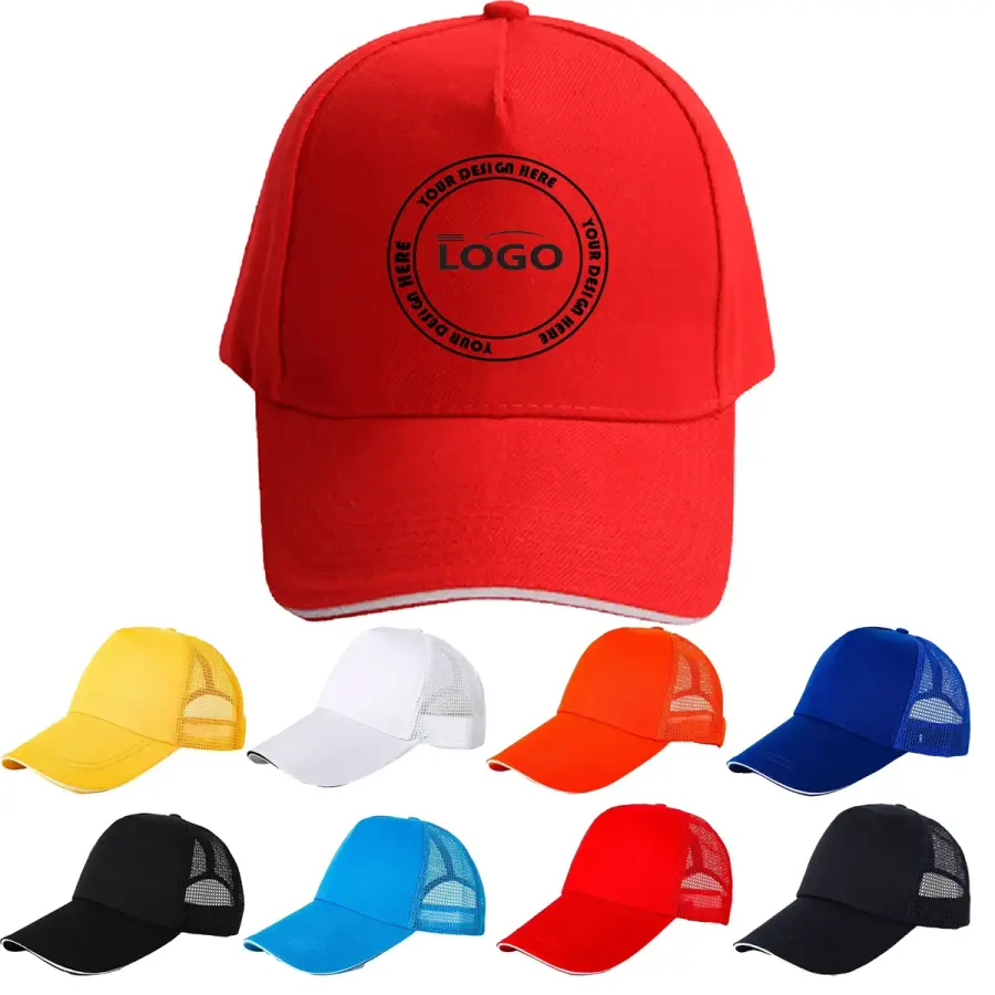 Cotton Breathable Mesh Baseball Caps Trucker Hat