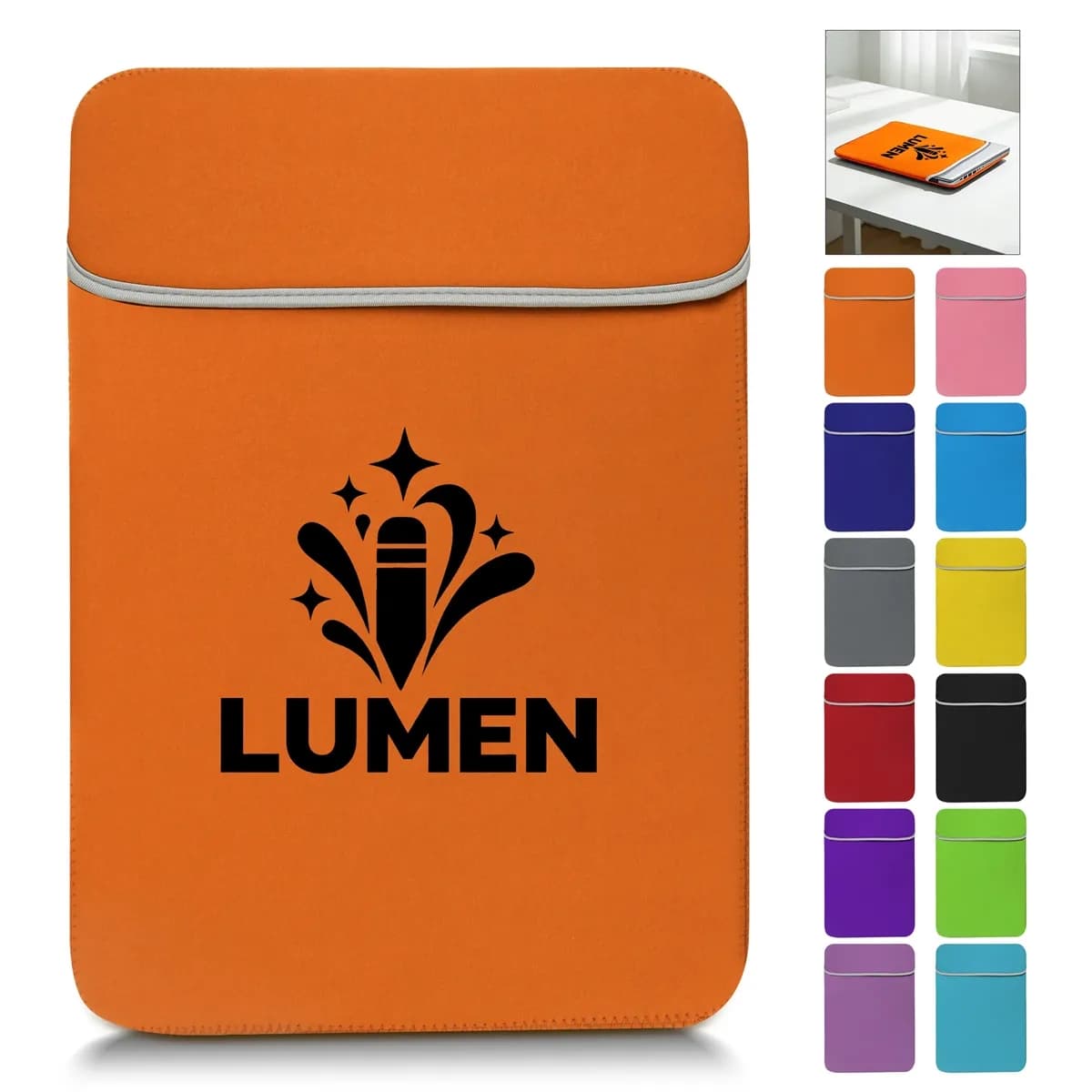 Slim Reversible Neoprene Laptop Sleeve