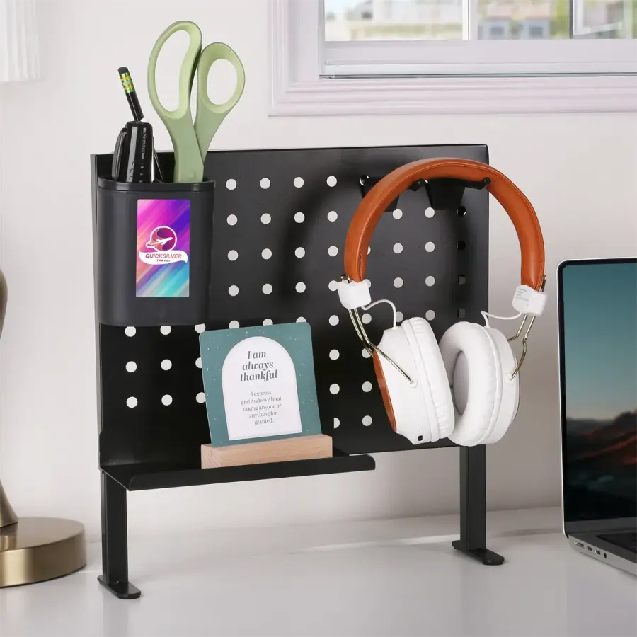 Peggie Desktop Pegboard Organizer