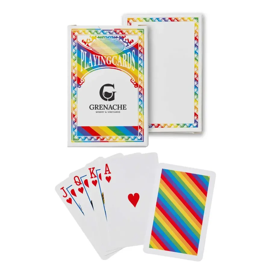 Rainbow Playing Cards in Multi Color