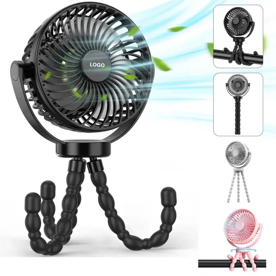 Rechargeable Mini Fan Clip