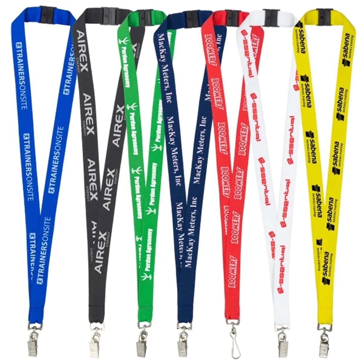 3/4-inch Silkscreen Breakaway Lanyard