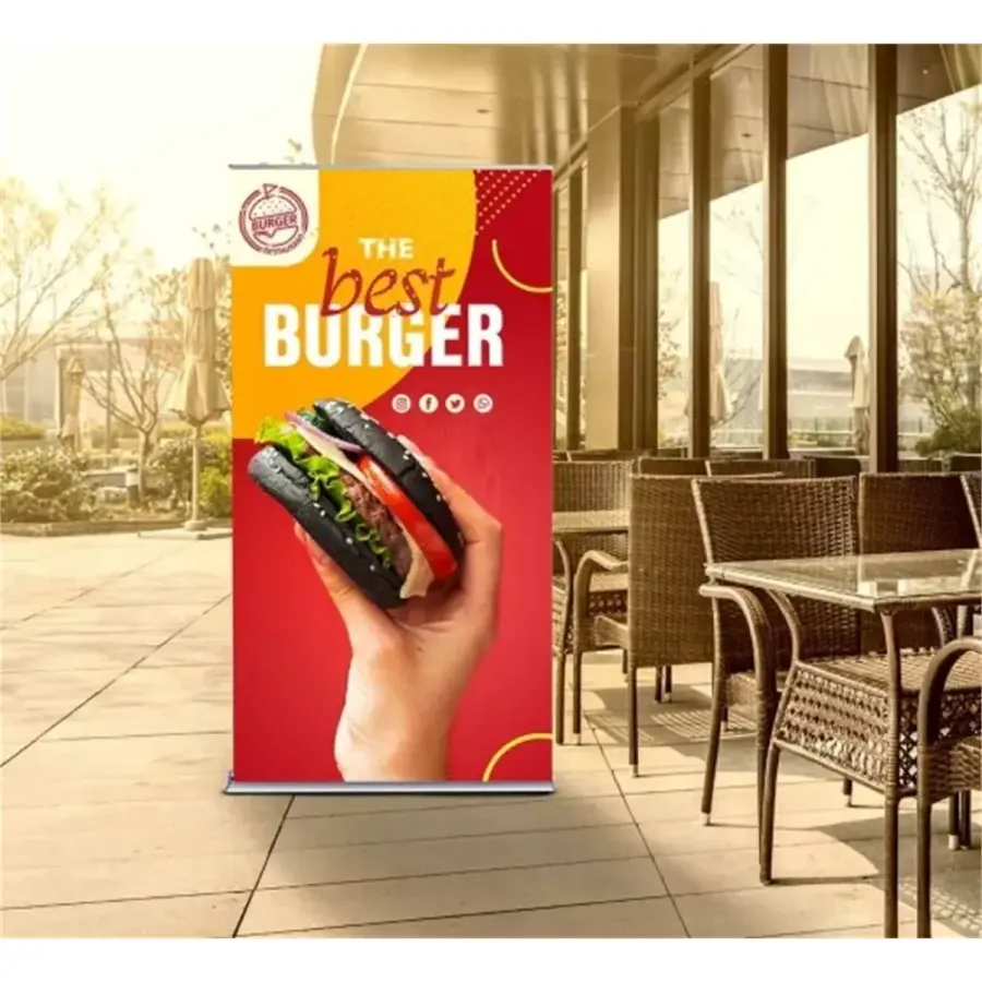 Silverstep 36" Retractable Banner Stand Package (36" x 72")