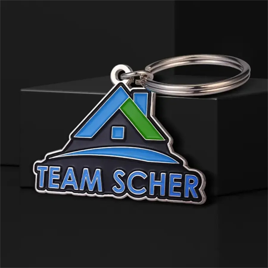 Soft Enamel Key Chain - 1.5"