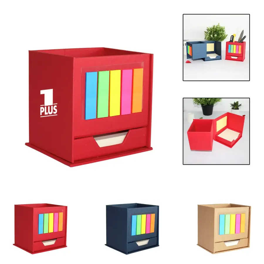 Sticky Note Pen Box Square