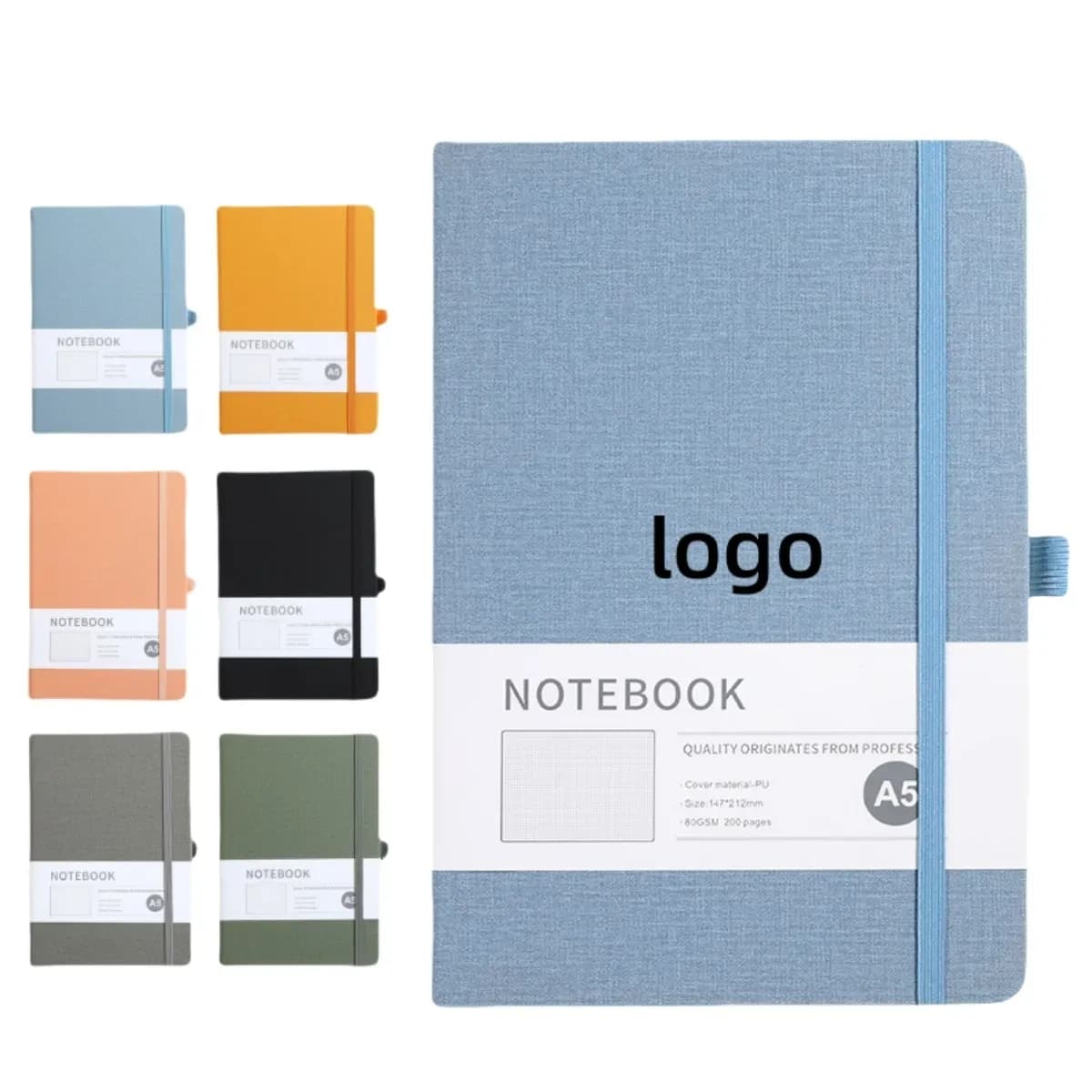 Textured Linen Notebook