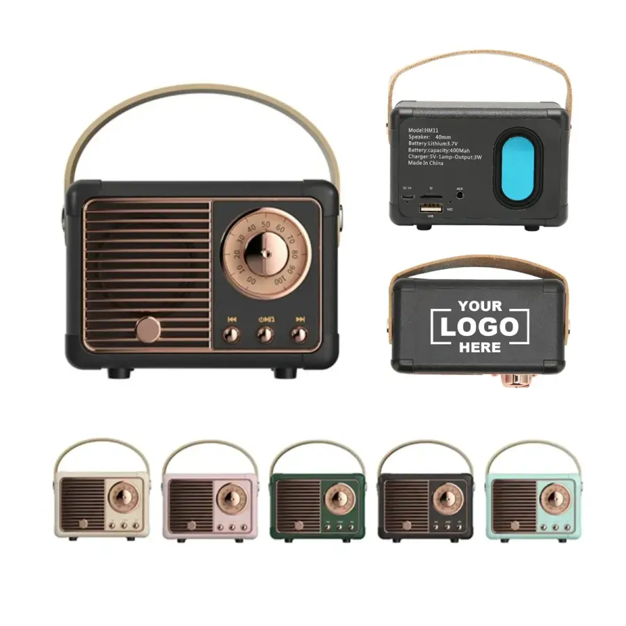 Vintage Vibes Mini Bluetooth Speaker